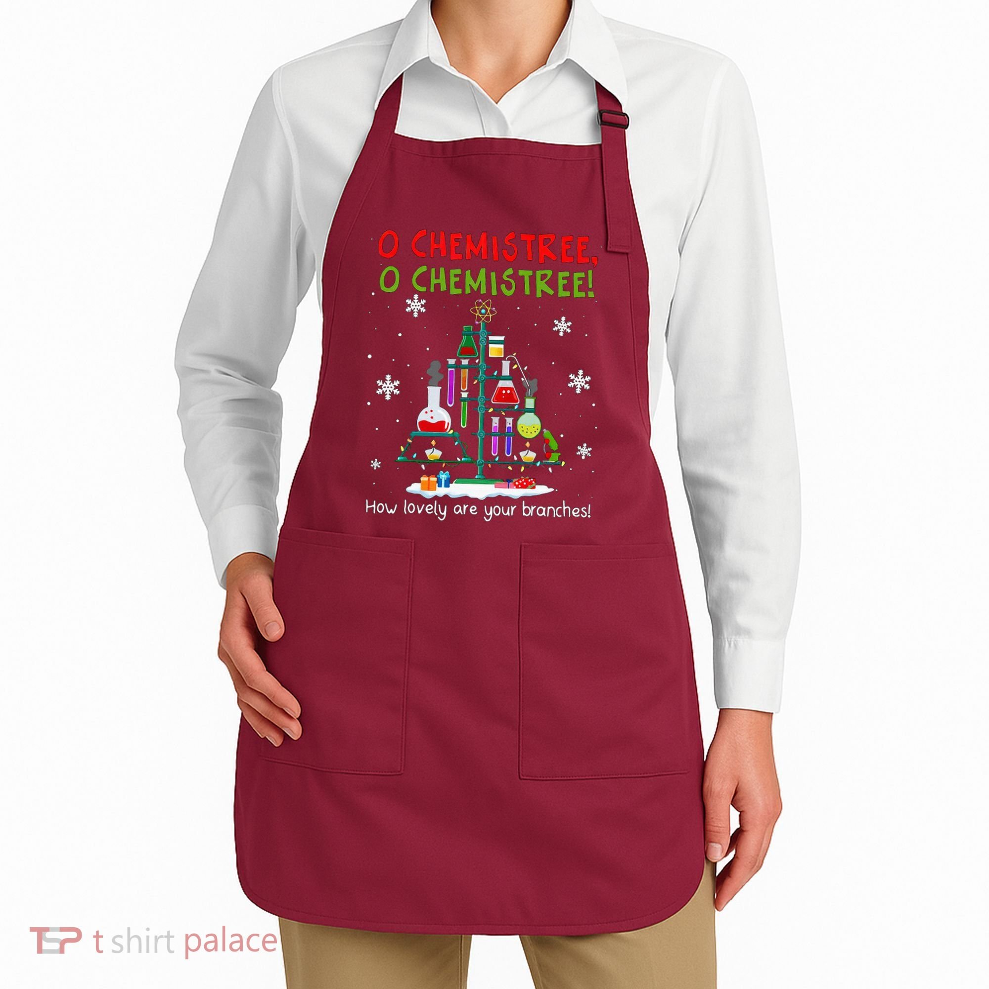O Chemistree How Lovely Are Your Branches Apron