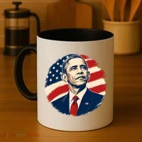 Obama Coming Home Babysitter Is Weird Back & Front Coffee Mug thumb 4