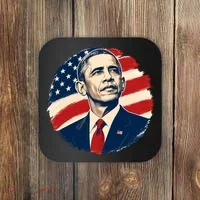 Obama Coming Home Babysitter Is Weird Back & Front Coaster thumb 0