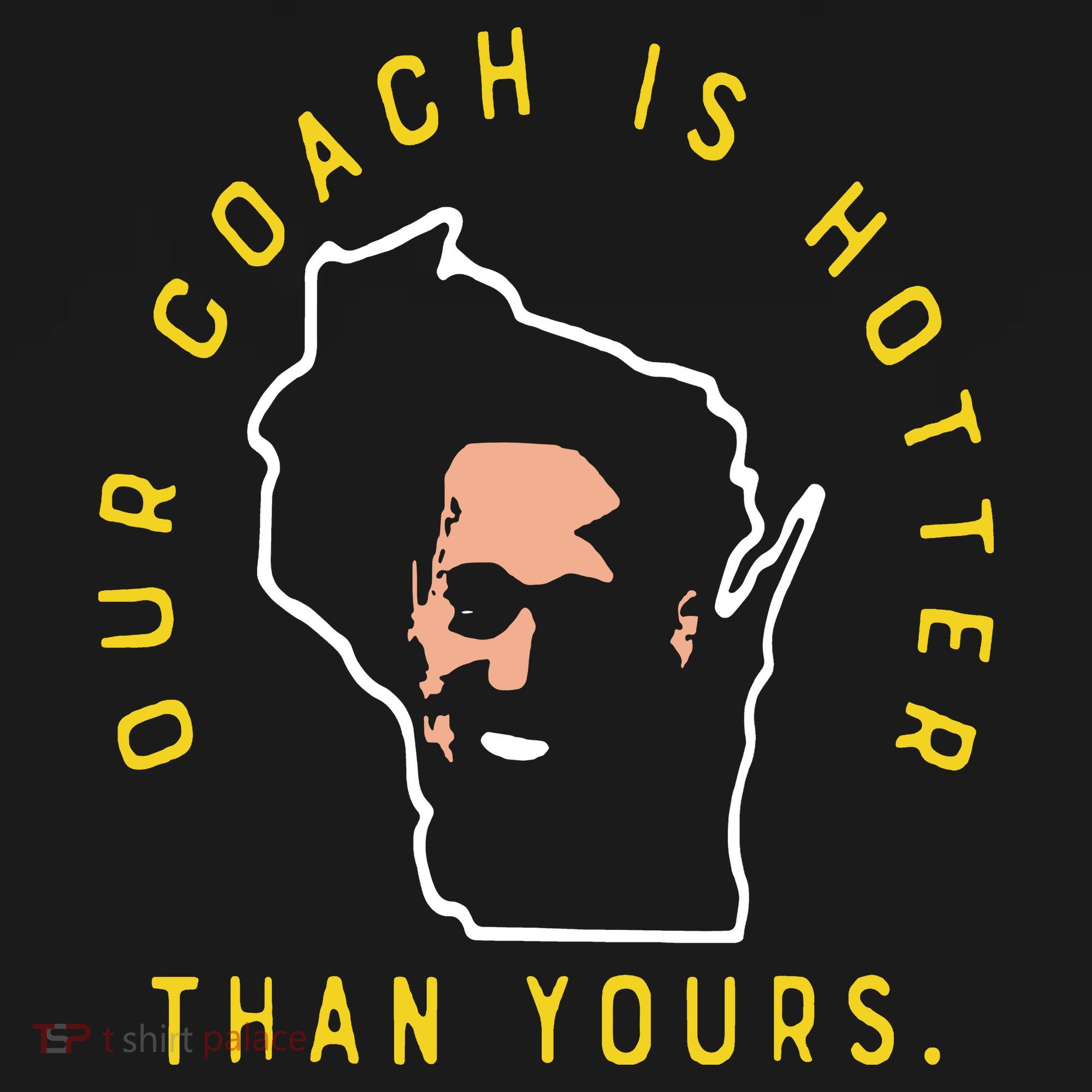 Our Coach Is Hotter Than Yours Apron