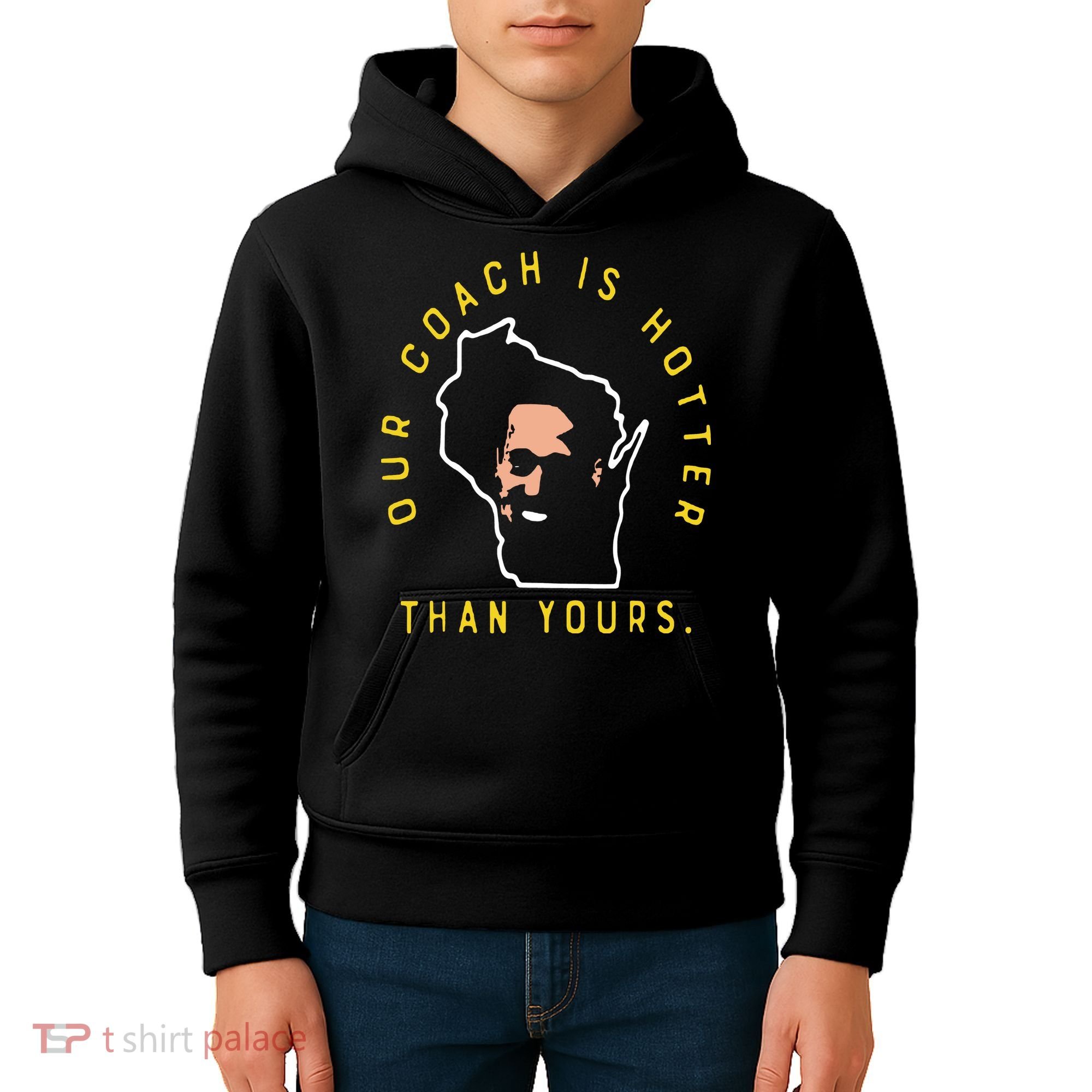 Our Coach Is Hotter Than Yours Kids Hoodie