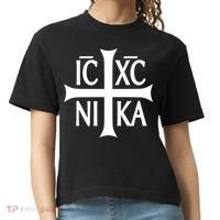 Orthodox Cross ICXC Comfort Colors Boxy T-Shirt thumb 0