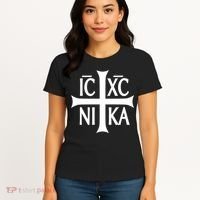 Orthodox Cross ICXC Women's T-Shirt thumb 4