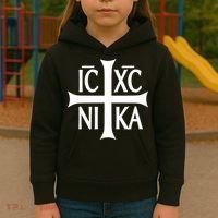 Orthodox Cross ICXC Kids Hoodie thumb 3