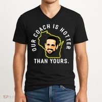 Our Coach Is Hotter Than Yours V-Neck T-Shirt thumb 2