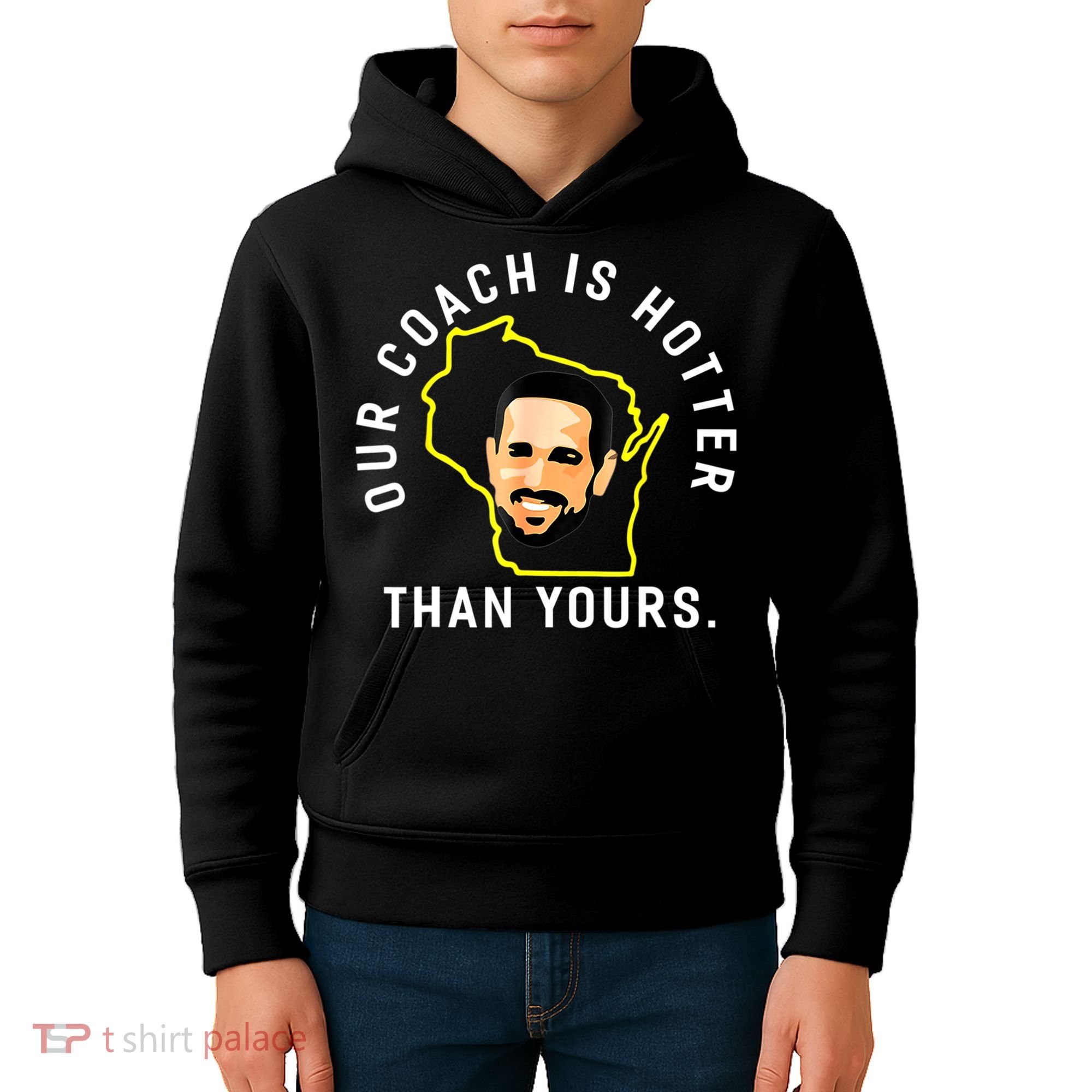 Our Coach Is Hotter Than Yours Kids Hoodie