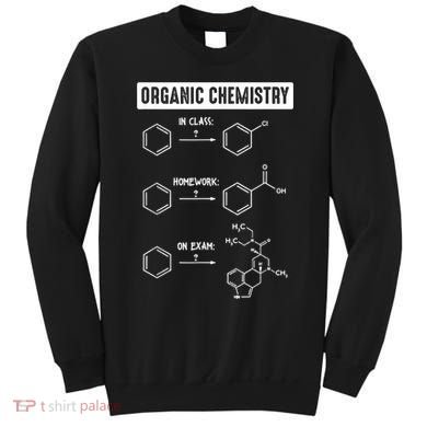 Organic Chemistry In Class Homework On Exam Sweatshirt