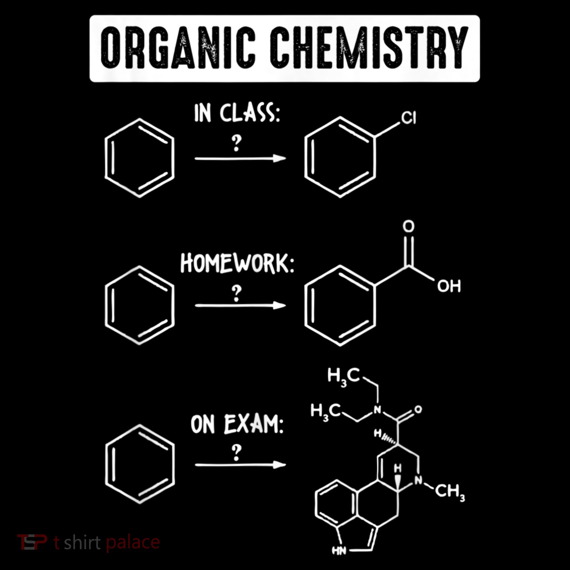 Organic Chemistry In Class Homework On Exam Women's Hoodie