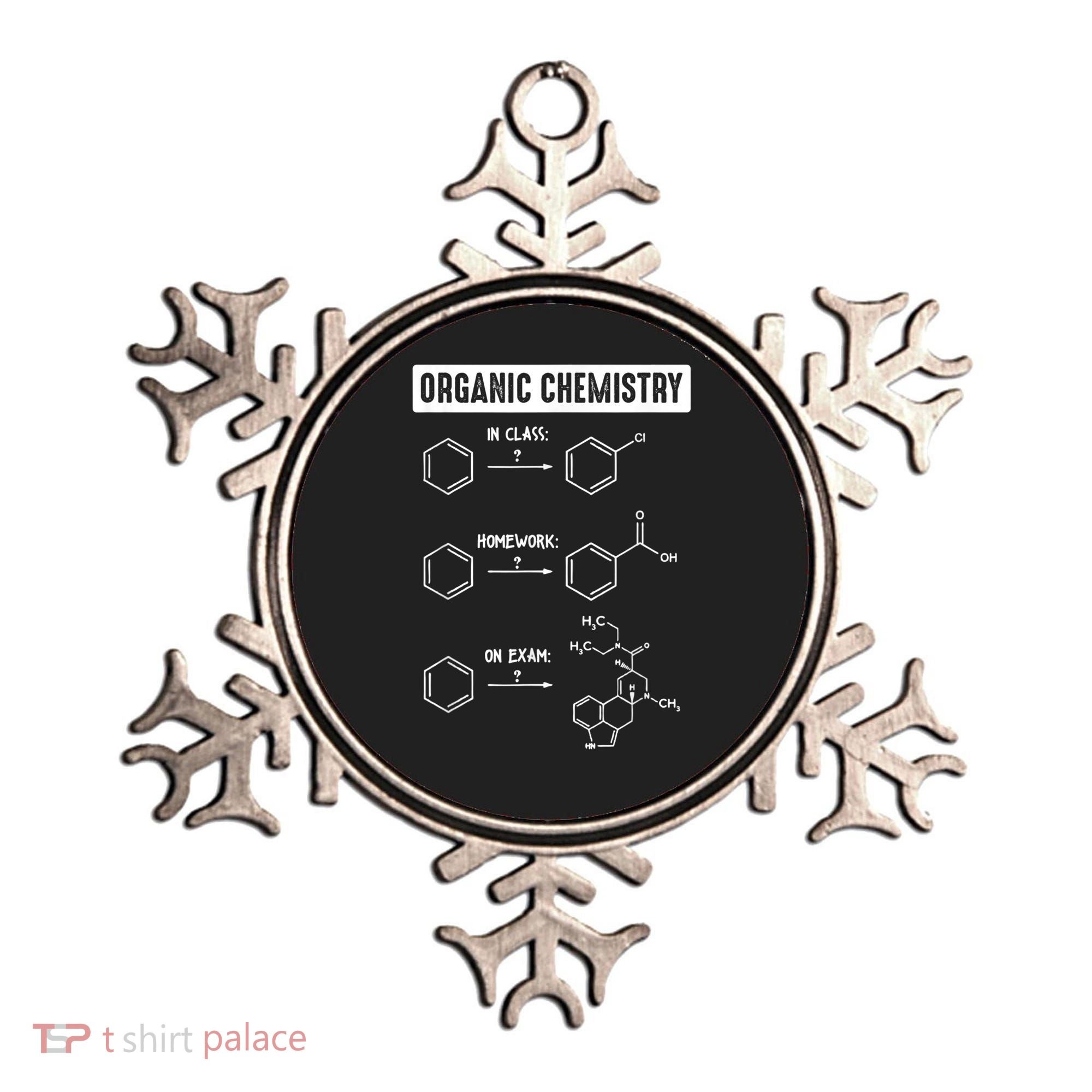 Organic Chemistry In Class Homework On Exam Ornament