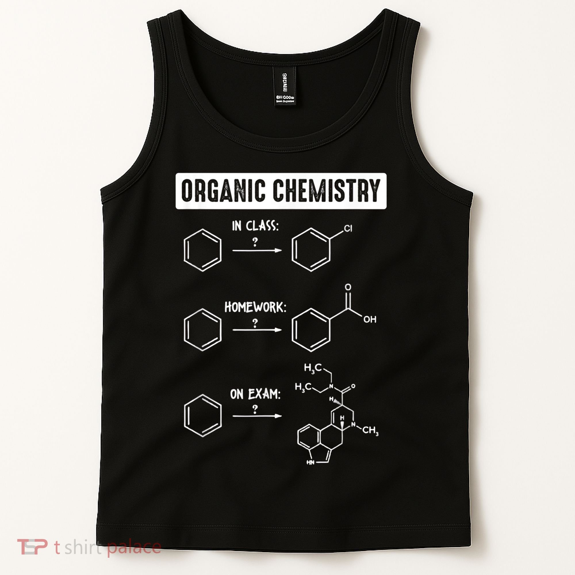 Organic Chemistry In Class Homework On Exam Tank Top