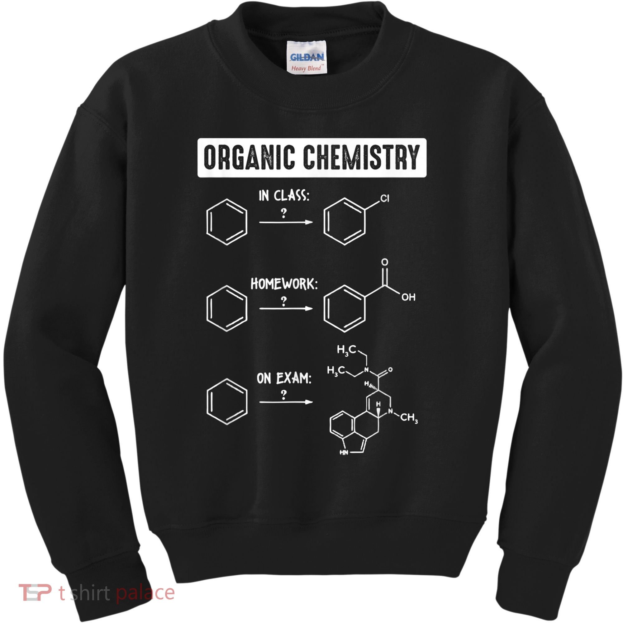 Organic Chemistry In Class Homework On Exam Kids Sweatshirt