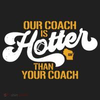 Our Coach Is Hotter Than Your Coach Football Hat thumb 2