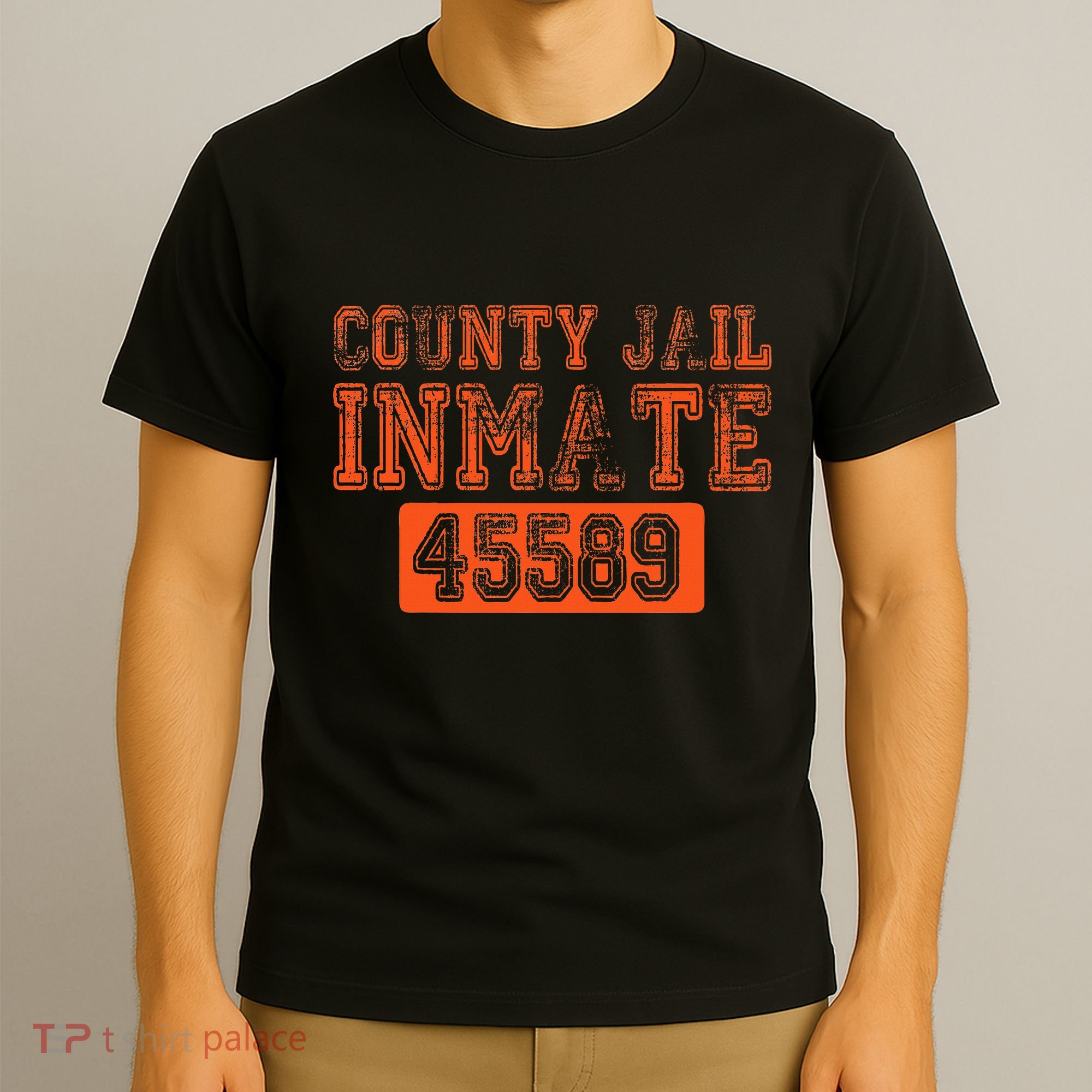 Orange County Jail Inmate Prisoner Costume Party  T-Shirt
