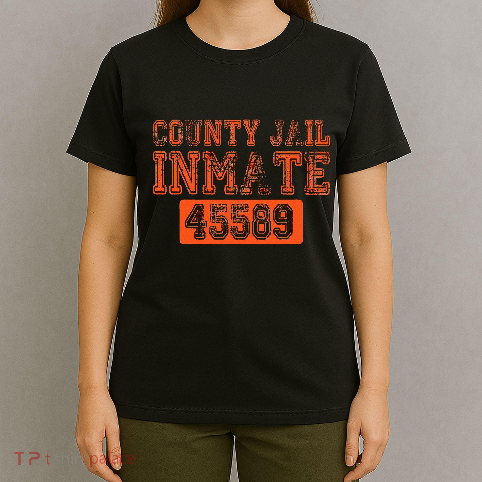Orange County Jail Inmate Prisoner Costume Party  T-Shirt