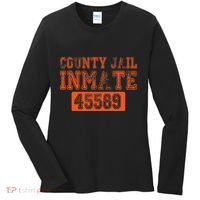 Orange County Jail Inmate Prisoner Costume Party  Women's Long Sleeve Shirt thumb 0