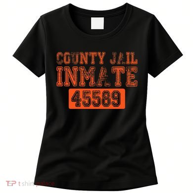 Orange County Jail Inmate Prisoner Costume Party  Women's T-Shirt