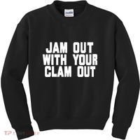 Olivia ChowS Jam Out With Your Clam Out Kids Sweatshirt thumb 0