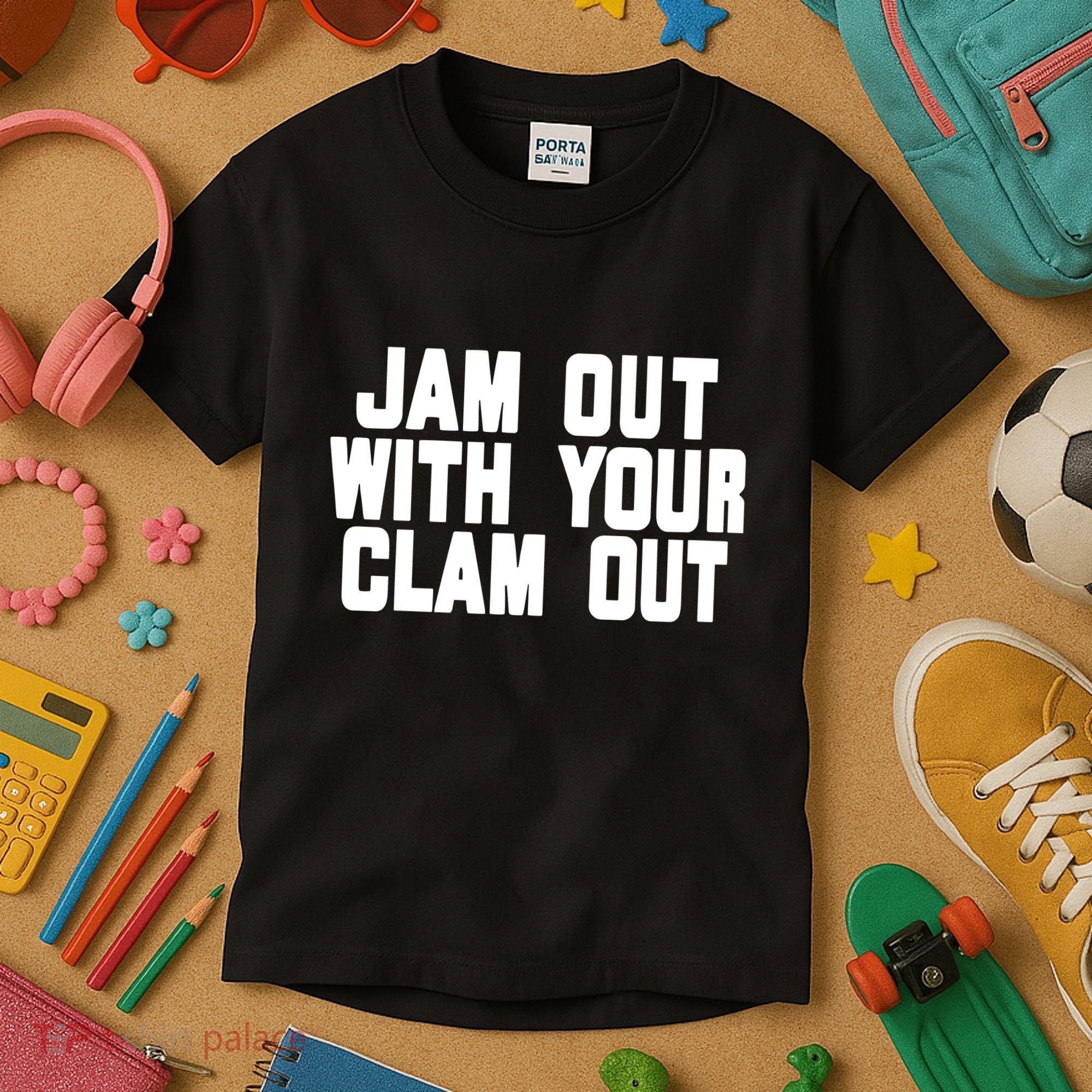 Olivia ChowS Jam Out With Your Clam Out Kids T-Shirt