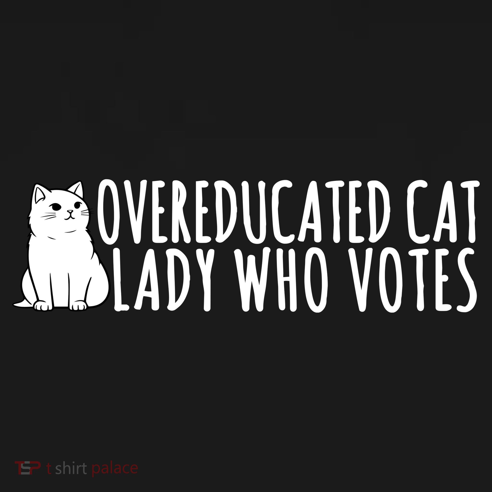 Overeducated Cat Lady Who Votes Kamala Harris 2024 Coaster