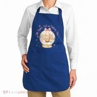 Oh Come Let Us Adore Him Jesus Nativity Scene Coquette Bow Gift Apron thumb 2