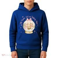 Oh Come Let Us Adore Him Jesus Nativity Scene Coquette Bow Gift Kids Hoodie thumb 4