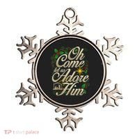 Oh Come Let Us Adore Him Nativity Christmas Religious Jesus Ornament thumb 0