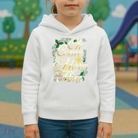 Oh Come Let Us Adore Him Nativity Christmas Religious Jesus Kids Hoodie thumb 3