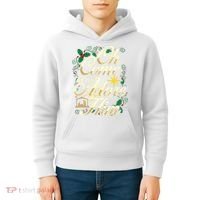 Oh Come Let Us Adore Him Nativity Christmas Religious Jesus Kids Hoodie thumb 4