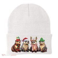 Otters Christmas Lights Beanie thumb 0