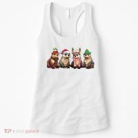 Otters Christmas Lights Women's Tank Top thumb 0