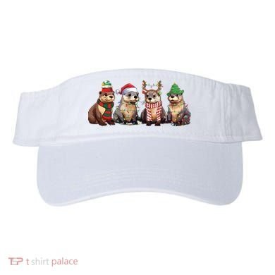 Otters Christmas Lights Visor