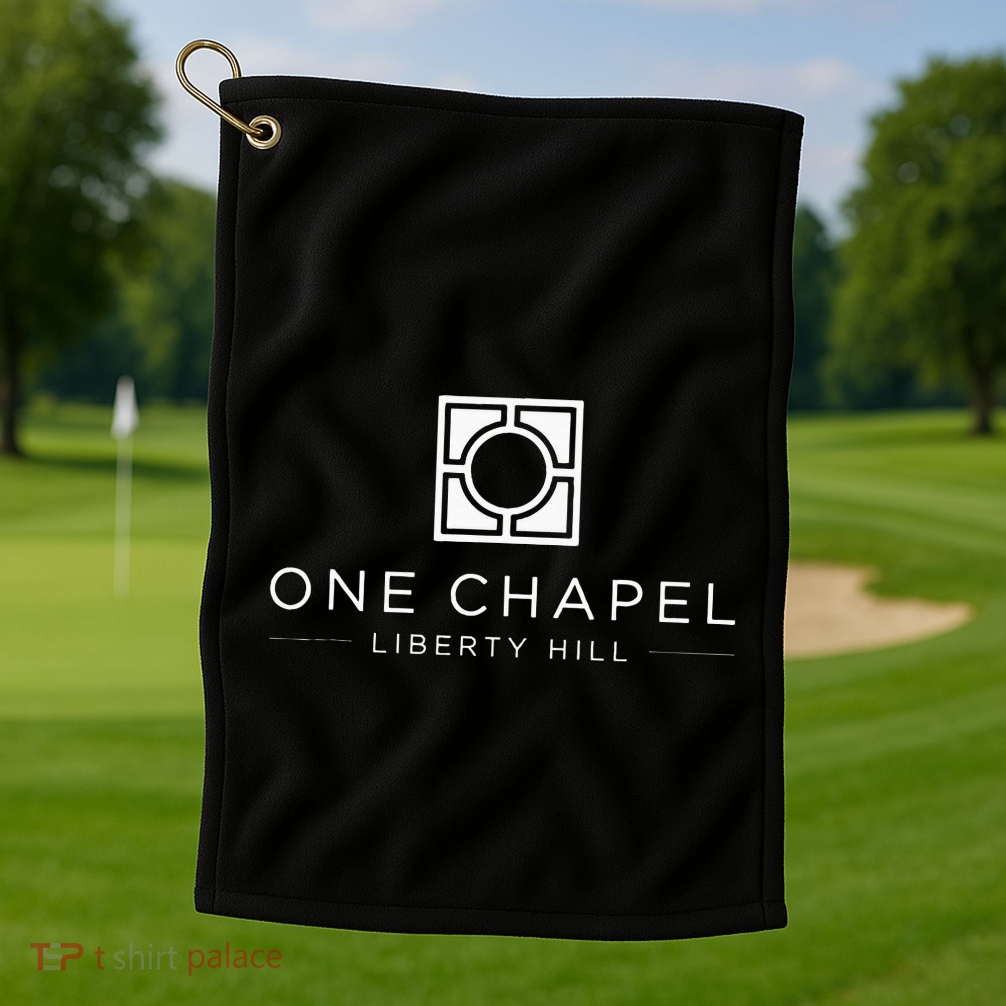 One Chapel Liberty Hill Golf Towel