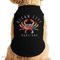 Ocean City Maryland Crab Tie Dye Summer Vacation Doggie Tank thumb 0