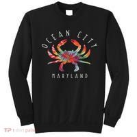 Ocean City Maryland Crab Tie Dye Summer Vacation Sweatshirt thumb 0