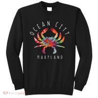 Ocean City Maryland Crab Tie Dye Summer Vacation Sweatshirt thumb 0