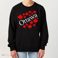 Ottawa Canada Maple Leaf Graphic Women's Sweatshirt thumb 0