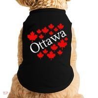 Ottawa Canada Maple Leaf Graphic Doggie Tank thumb 0