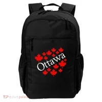 Ottawa Canada Maple Leaf Graphic Backpack thumb 0