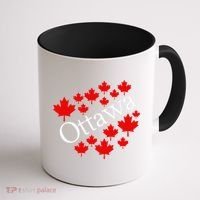 Ottawa Canada Maple Leaf Graphic Coffee Mug thumb 1