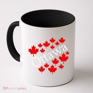 Ottawa Canada Maple Leaf Graphic Coffee Mug