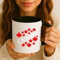 Ottawa Canada Maple Leaf Graphic Coffee Mug thumb 3