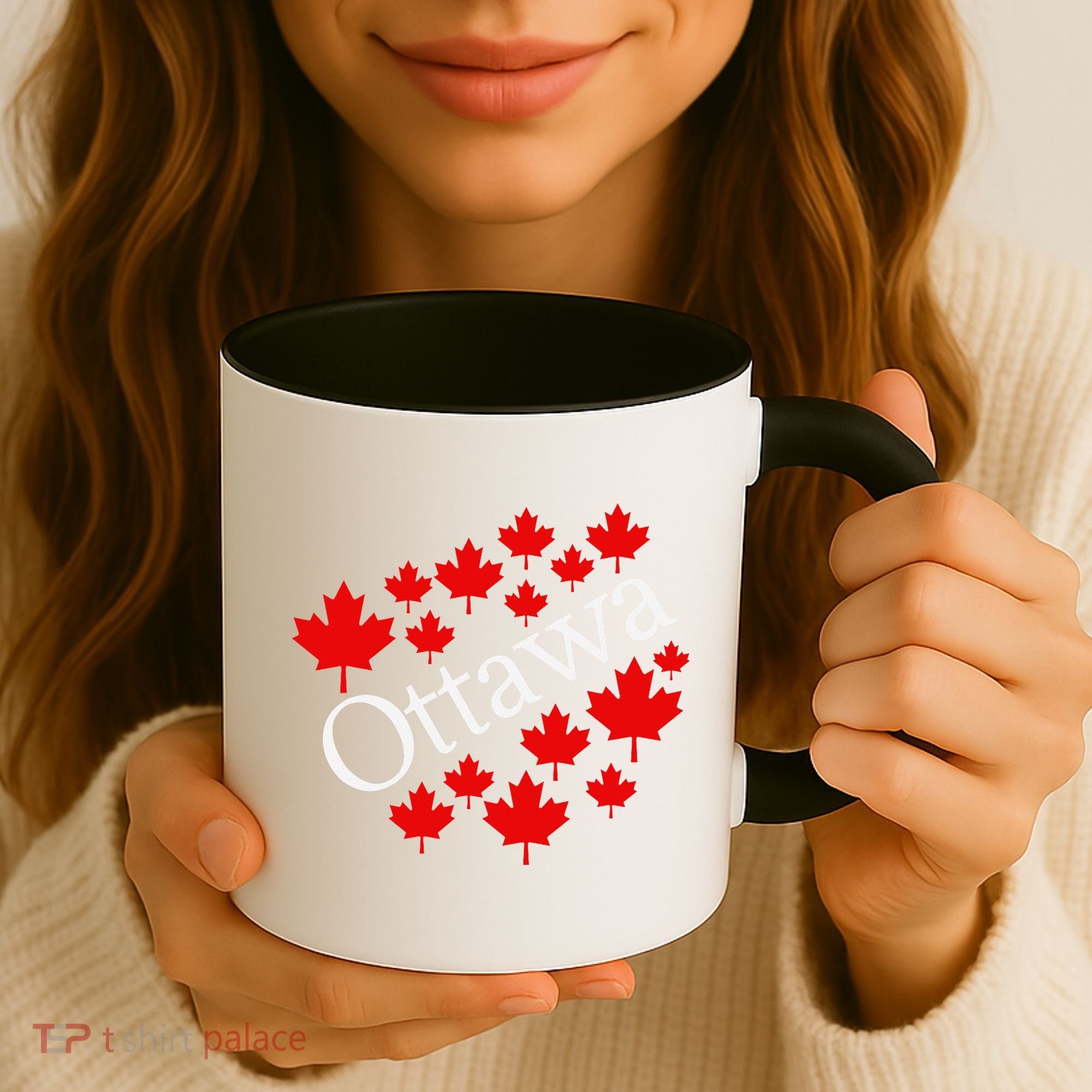 Ottawa Canada Maple Leaf Graphic Coffee Mug