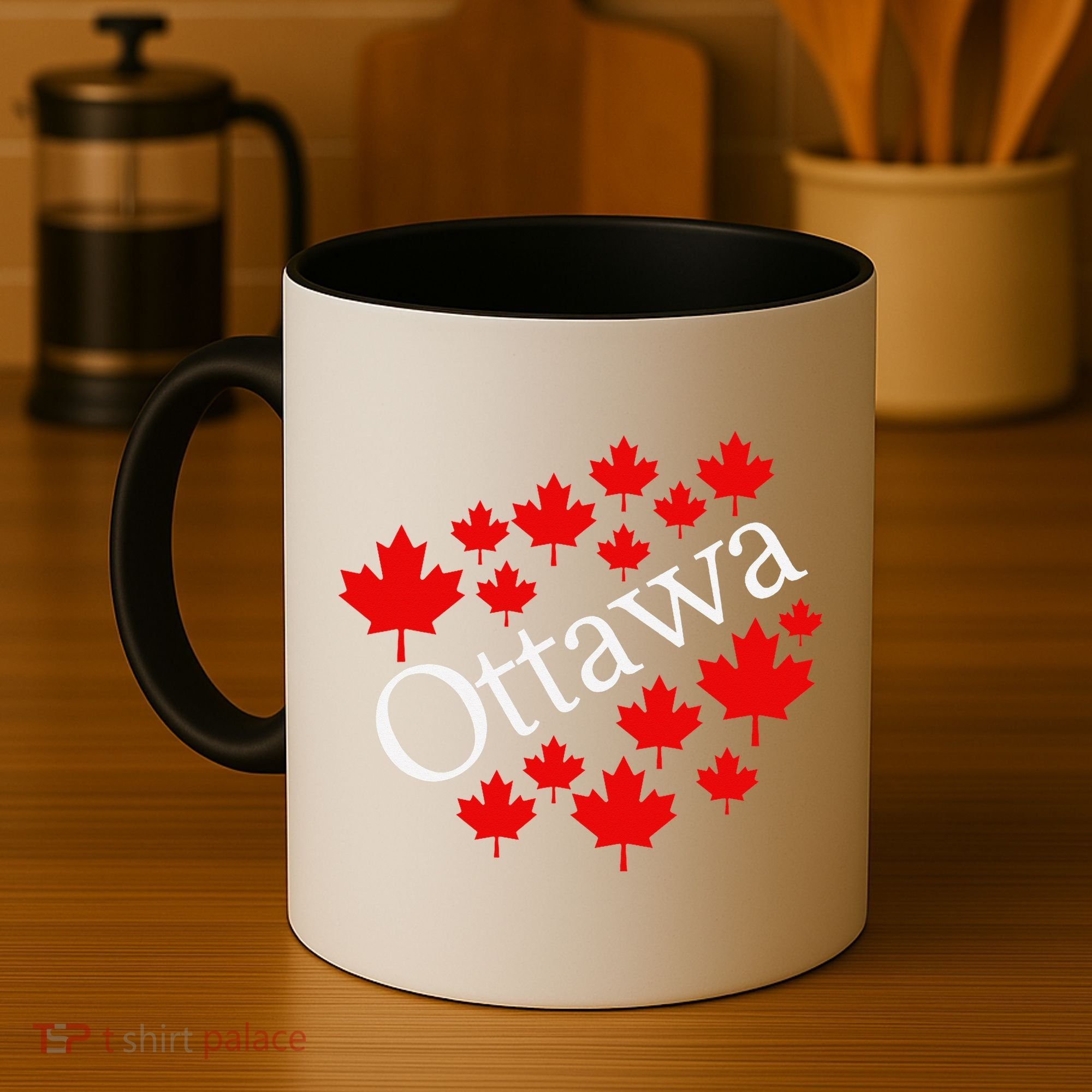 Ottawa Canada Maple Leaf Graphic Coffee Mug