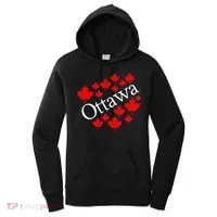 Ottawa Canada Maple Leaf Graphic Women's Hoodie thumb 0