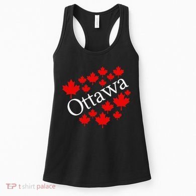 Ottawa Canada Maple Leaf Graphic Women's Tank Top