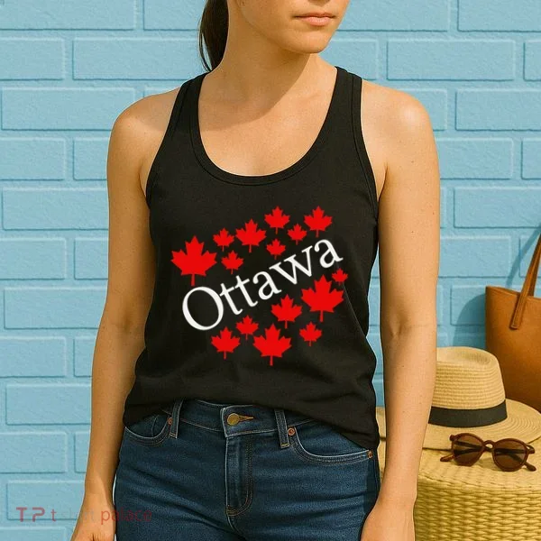 Ottawa Canada Maple Leaf Graphic Women's Tank Top