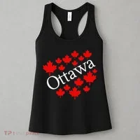 Ottawa Canada Maple Leaf Graphic Women's Tank Top thumb 3