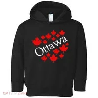 Ottawa Canada Maple Leaf Graphic Toddler Hoodie thumb 0
