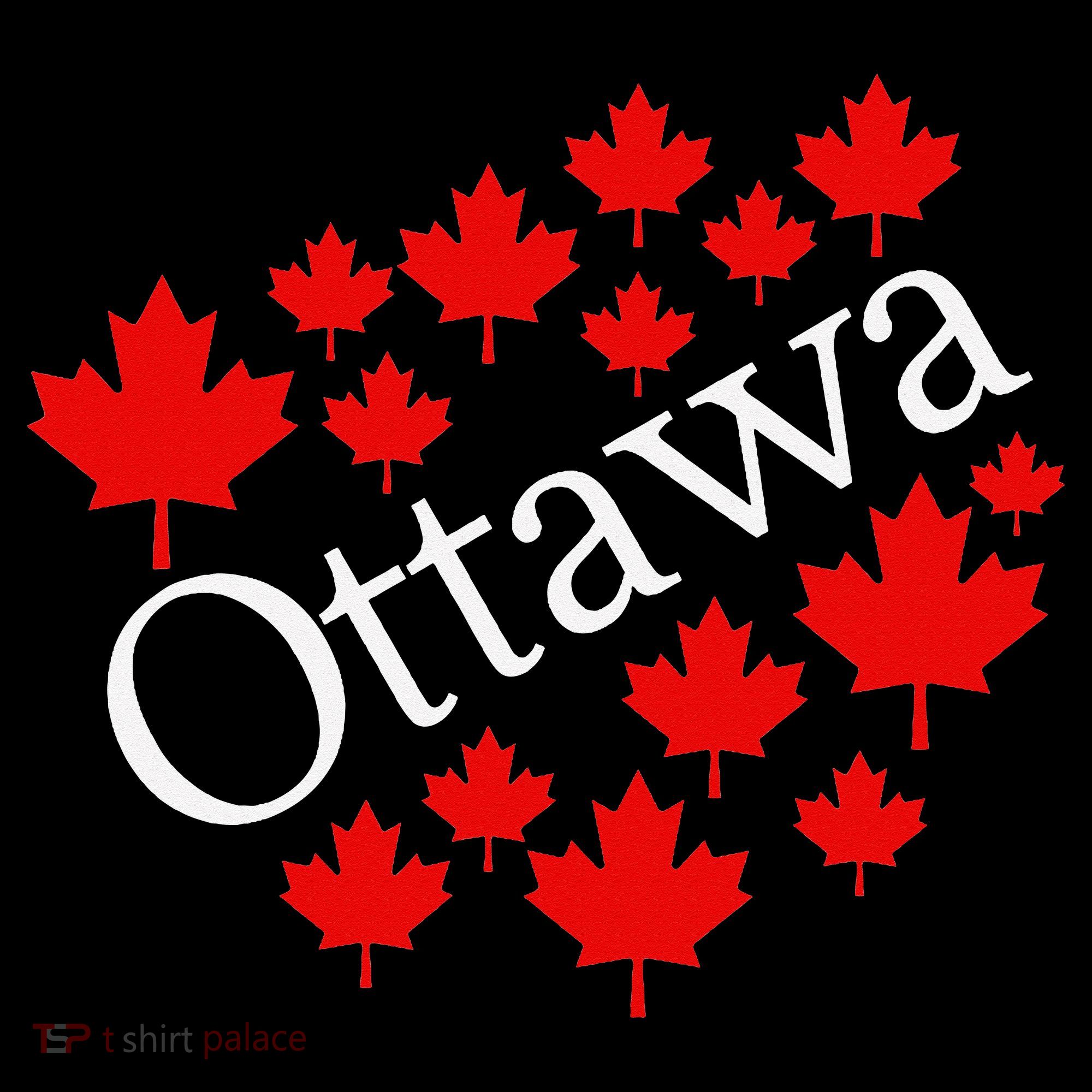 Ottawa Canada Maple Leaf Graphic Toddler Hoodie