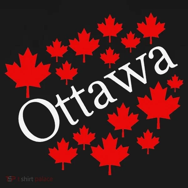 Ottawa Canada Maple Leaf Graphic Toddler Hoodie